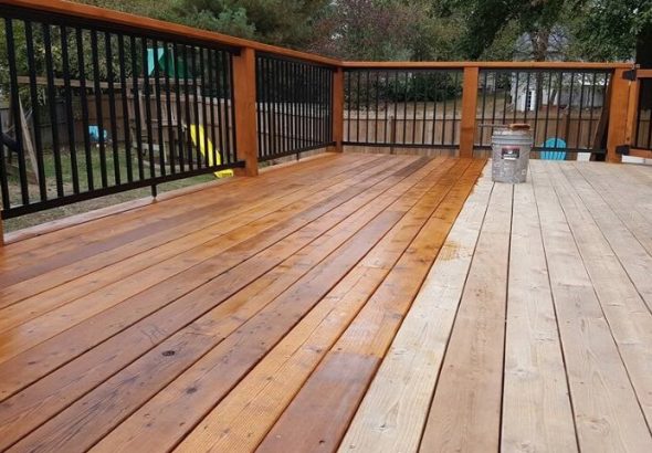 Weather on Fence Staining