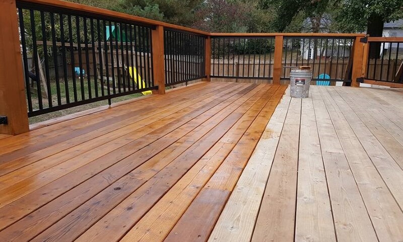 Weather on Fence Staining